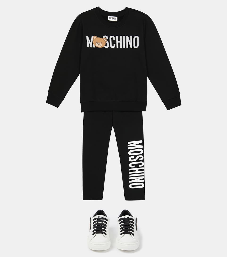 ÁO MOSCHINO KIDS Logo printed sweatshirt 9 -12 years