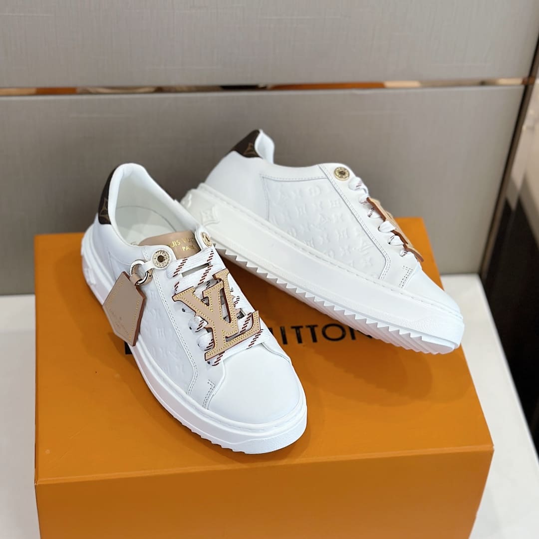 GIÀY LOUIS VUITTON TIME OUT MONOGRAM SNEAKERS SHOES AAA