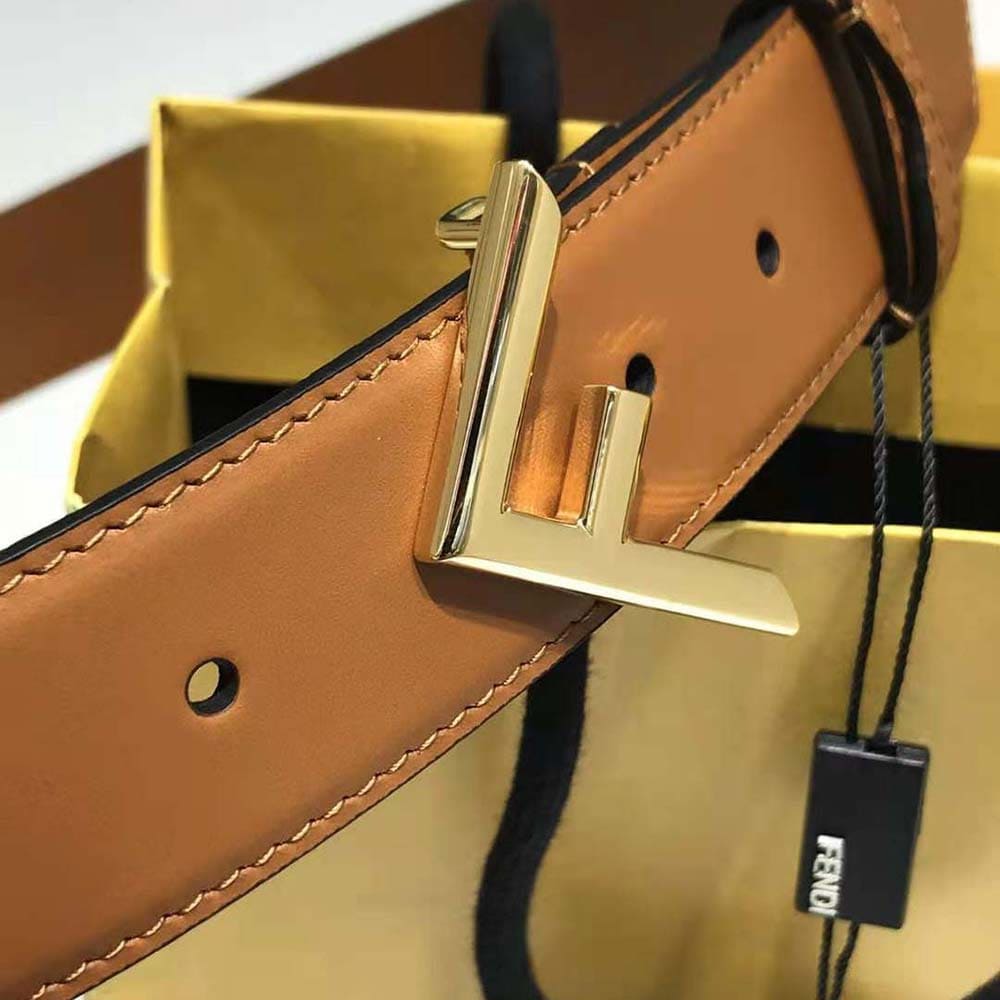 DÂY LƯNG Fendi Women Brown Leather Belt