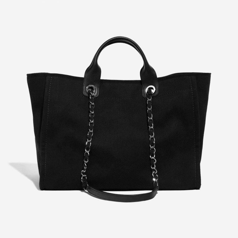 TÚI Chanel Deauville Medium Canvas Black
