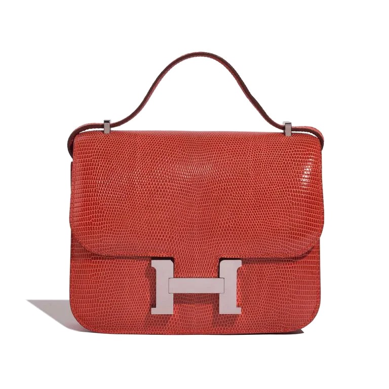 TÚI Hermès Constance 18 Salvator Lizard Sanguine da thằn lằn