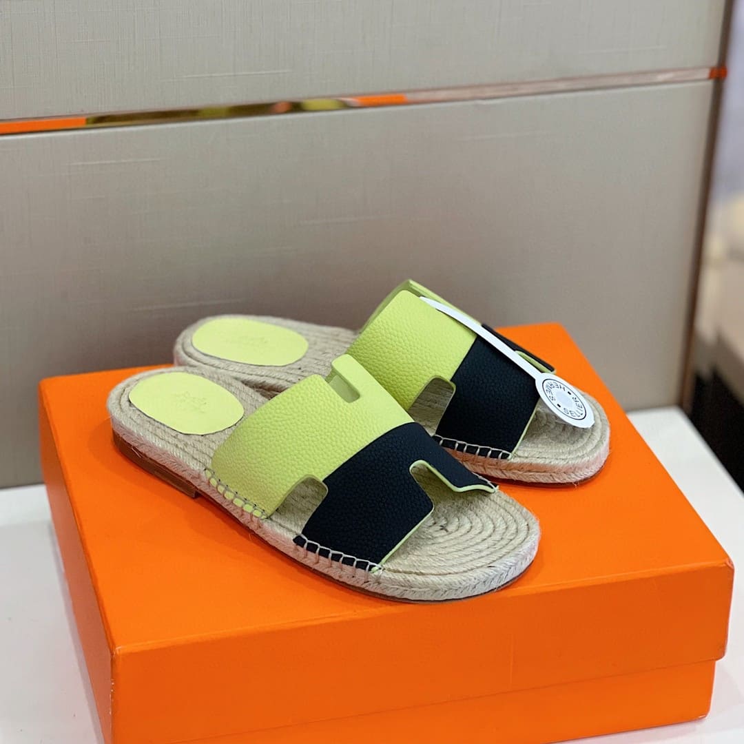 DÉP HERMES ANTIGUA ESPADRILLE SANDAL AAA