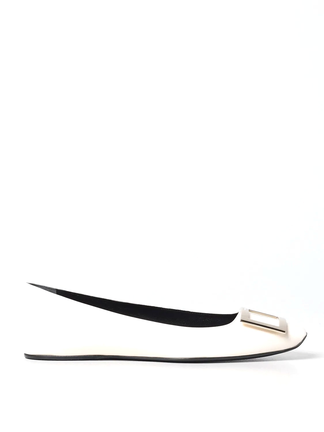 GIÀY ROGER VIVIER Yellow Cream ballet flats shoes
