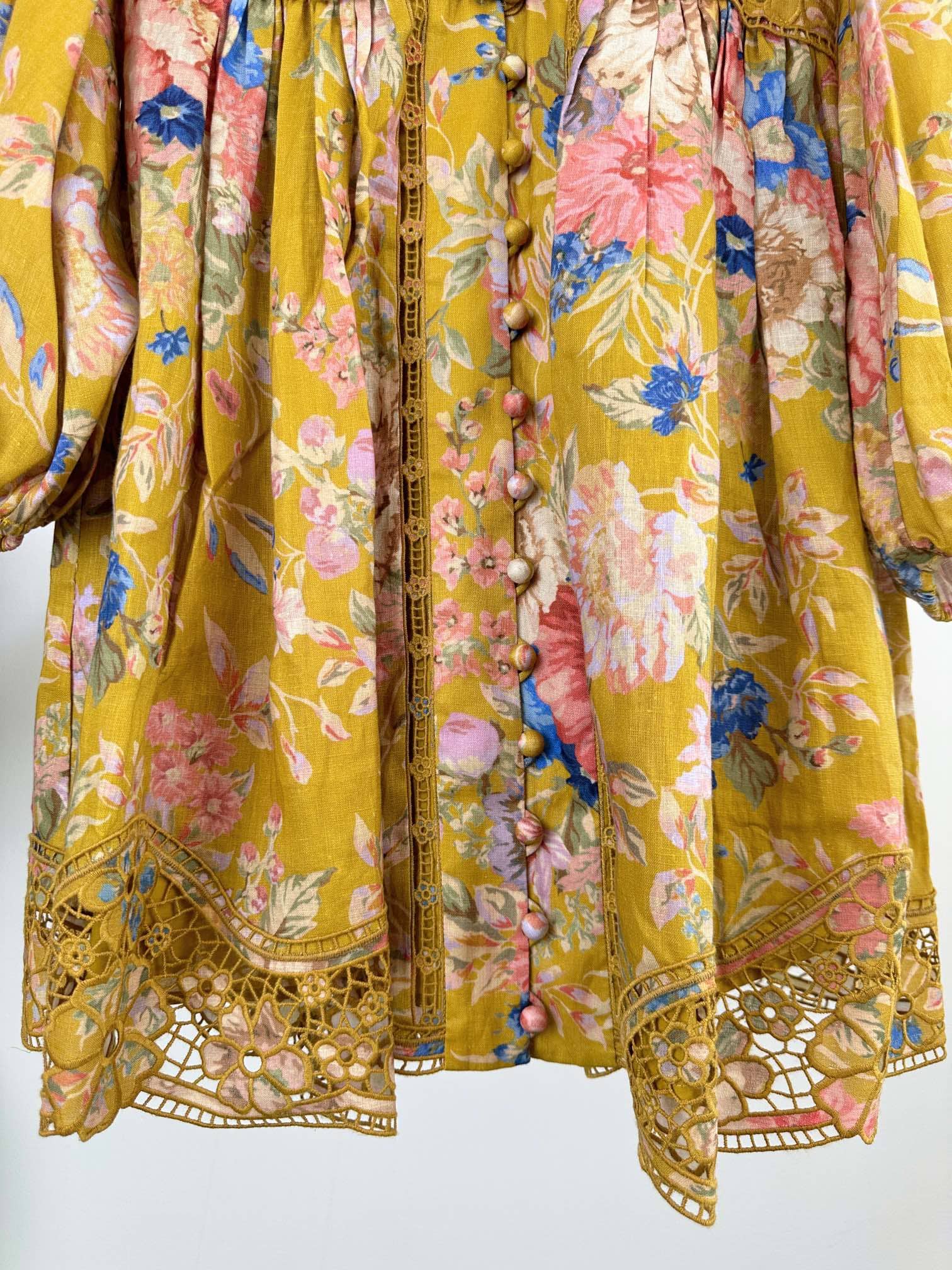 VÁY ZIMMERMANN Flower Vintage Dress