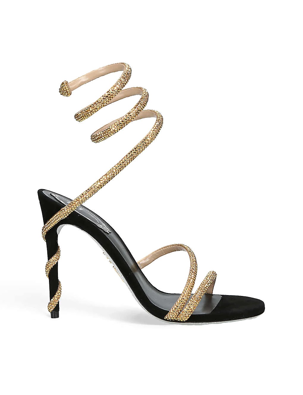 Giày RENE CAOVILLA Margot jewelled leather heeled sandals