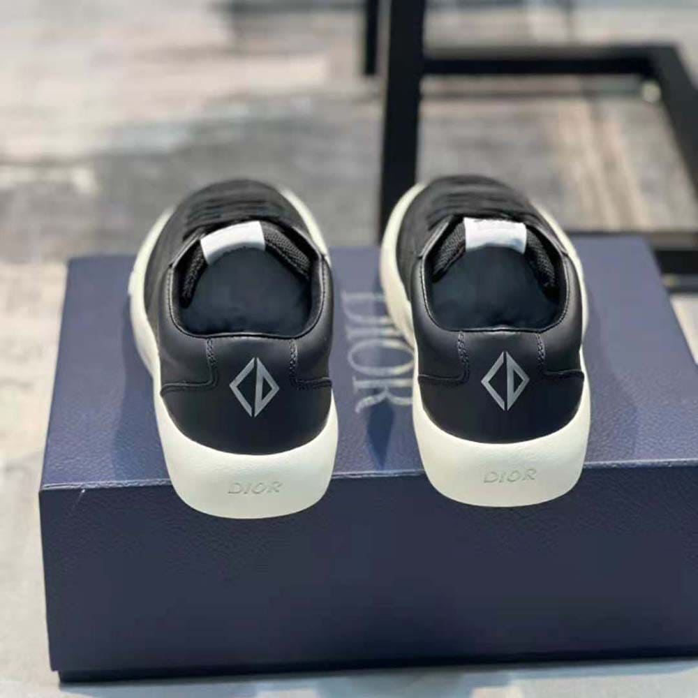 GIÀY DIOR B101 Sneaker Black Nubuck Calfskin