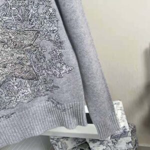 ÁO Dior Chez Moi Sweater Gray Cashmere