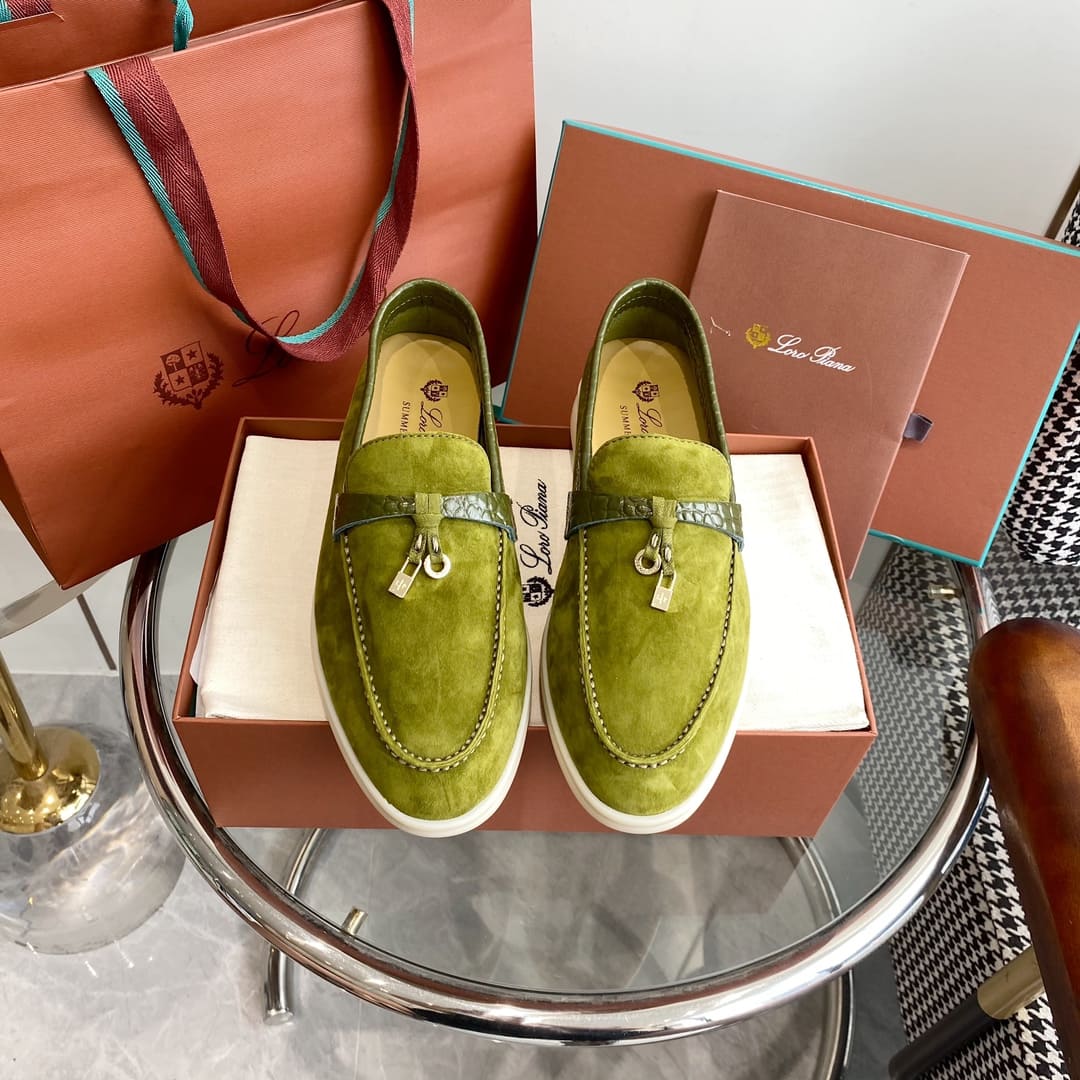 GIÀY LORO PIANA SUMMER WALK PHỐI DA CÁ SẤU TOP QUALITY SHOES AAA(LIÊN HỆ ĐỂ ĐƯỢC GIÁ TỐT NHẤT)