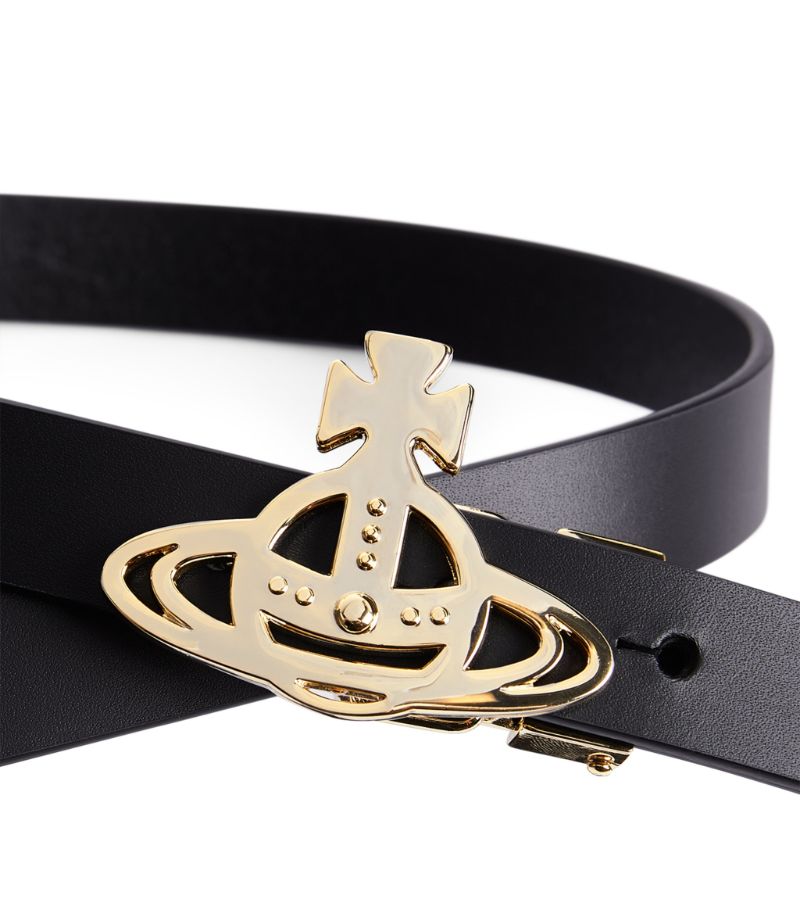 DÂY LƯNG VIVIENNE WESTWOOD  Leather Orb Belt 3CM