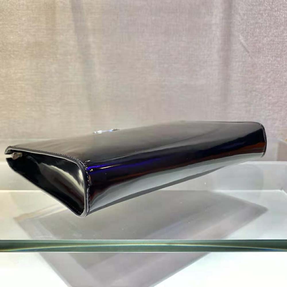 TÚI PRADA Brushed Leather Pouch-Black
