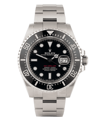 Đồng hồ Rolex Sea-Dweller Sea-Dweller Red Writing Black Dial mặt số màu đen