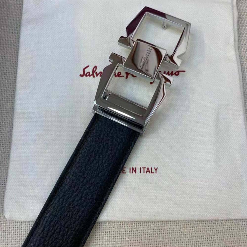 DÂY LƯNG Salvatore Ferragamo Men Reversible and Adjustable Gancini Belt