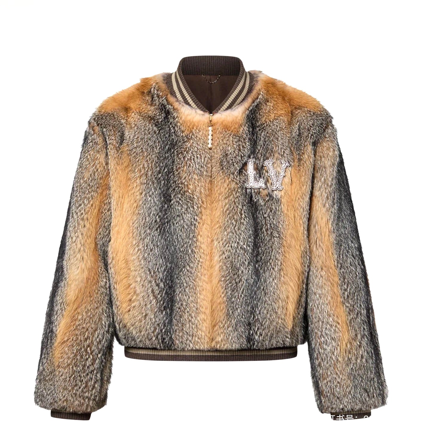 ÁO LOUIS VUITTON FOX FUR JACKET TOP QUALITY AAA ÁO LÔNG CÁO