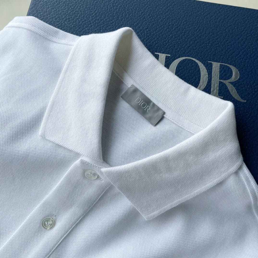 ÁO DIOR POLO SHIRT MÀU TRẮNG UNISEX