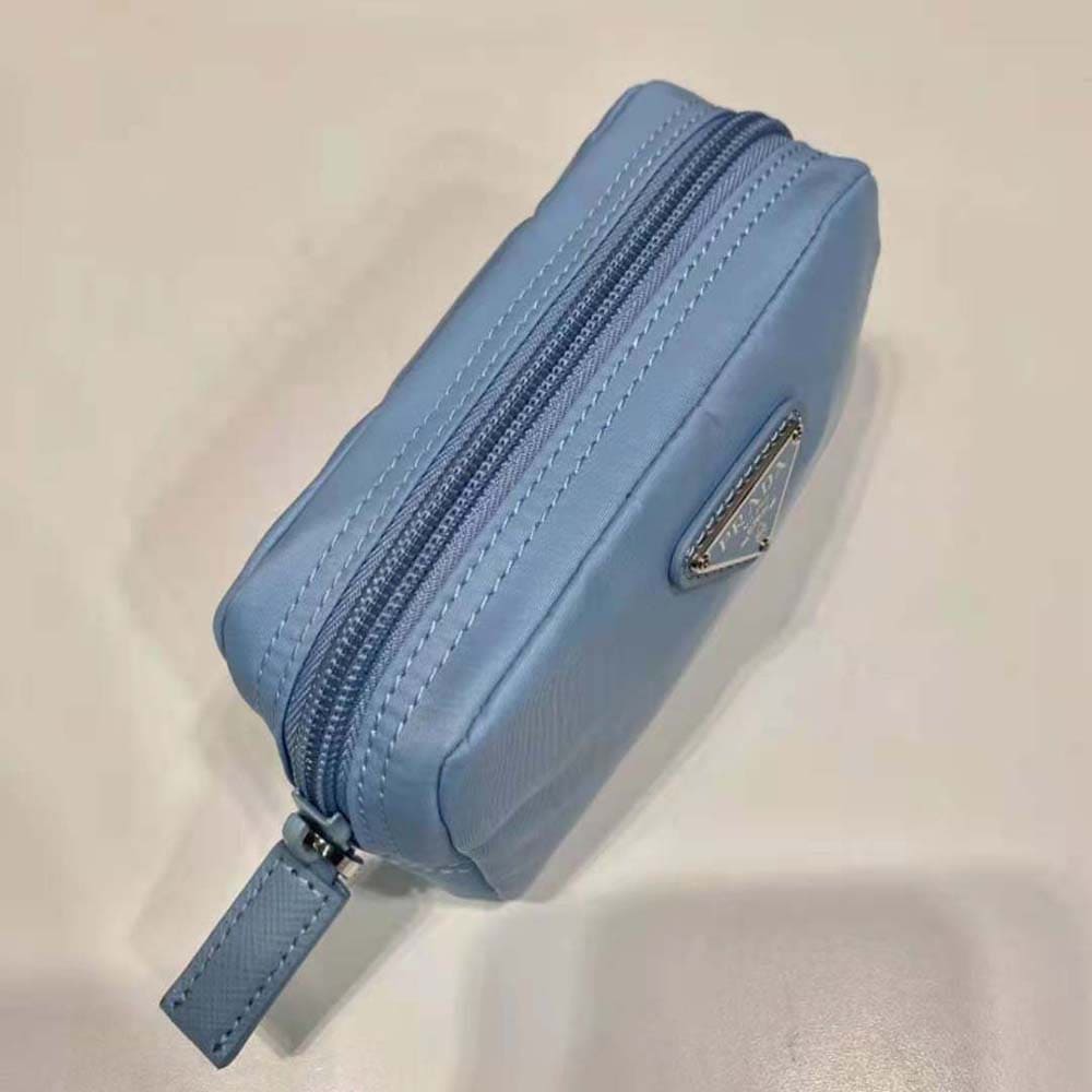 TÚI Prada Women Small Re-Nylon Wallet-Blue