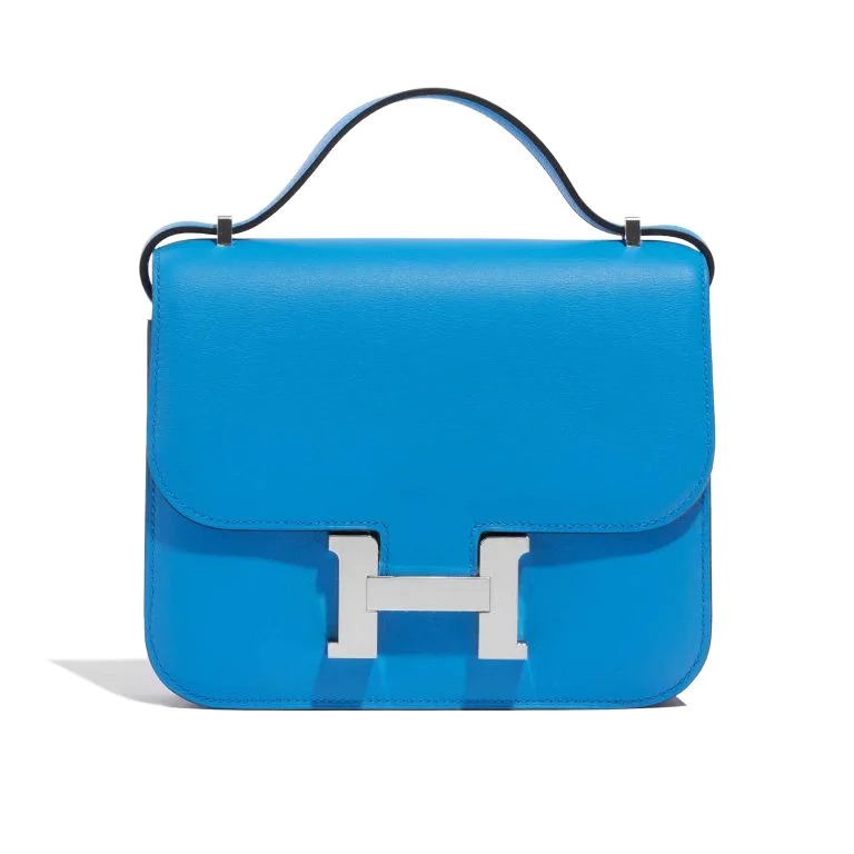 TÚI Hermès Constance 18 Swift Blue Frida