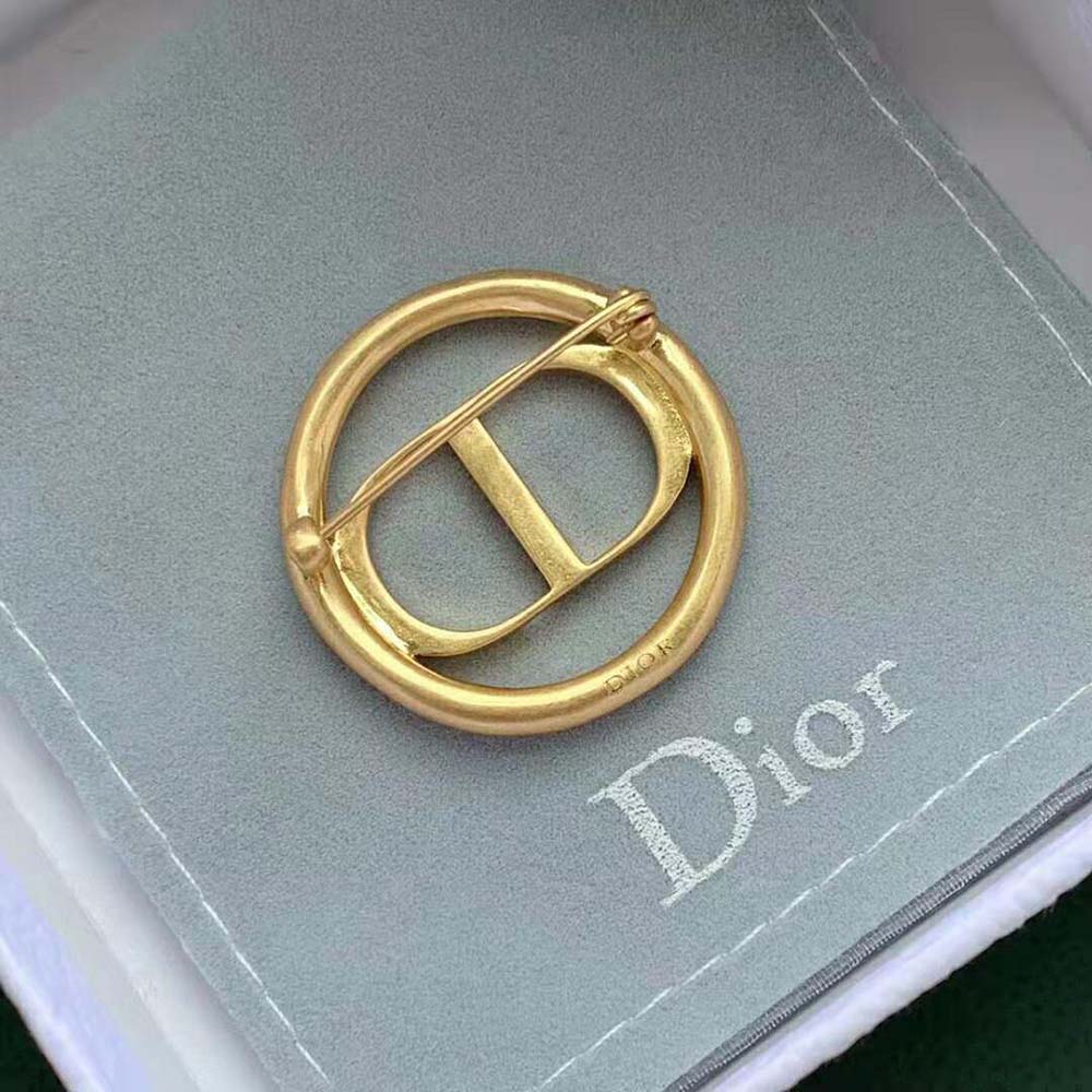 Trâm cài Dior Women 30 Montaigne Brooch Gold-Finish Metal