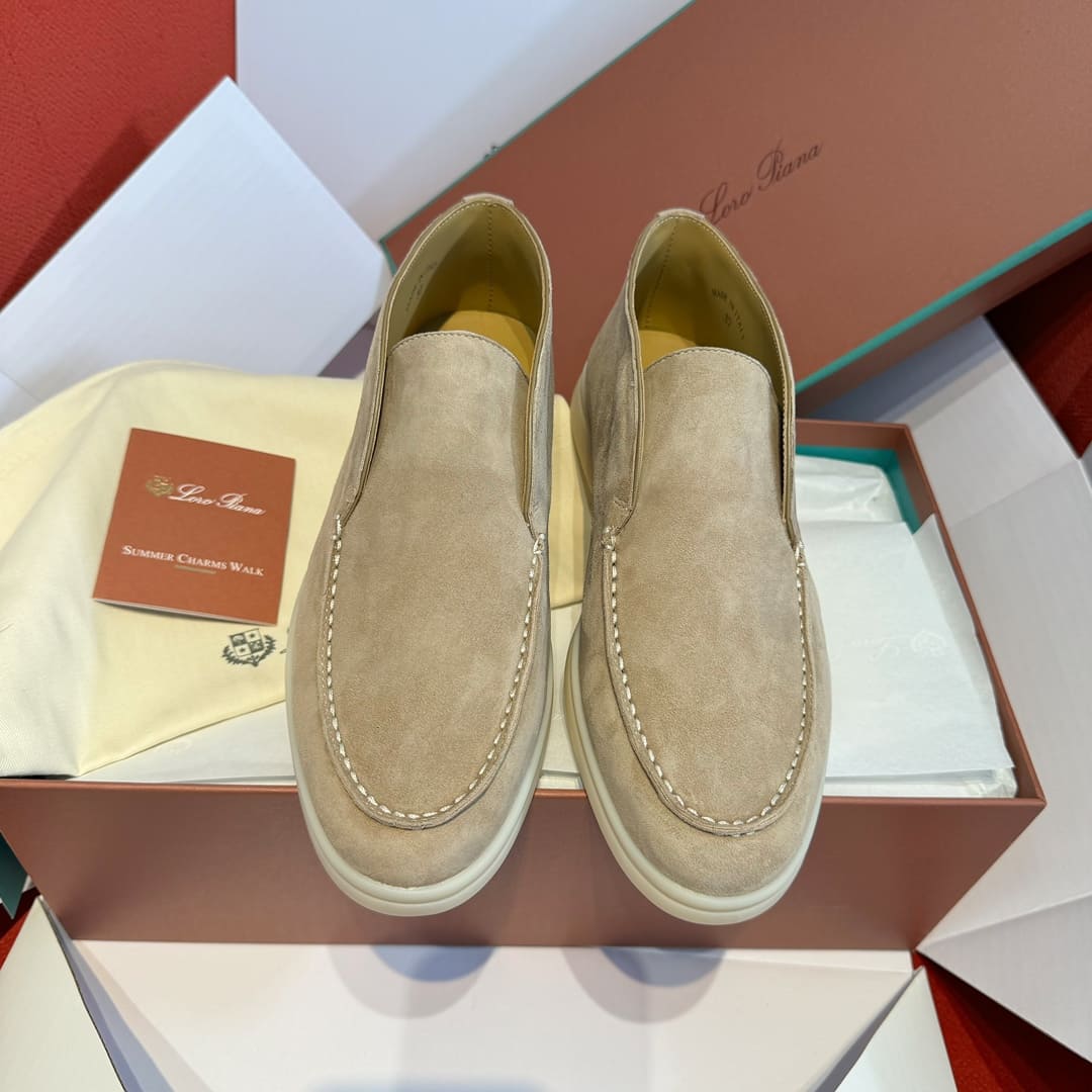 GIÀY LORO PIANA SUMMER WALK HIGH TOP QUALITY SHOES AAA