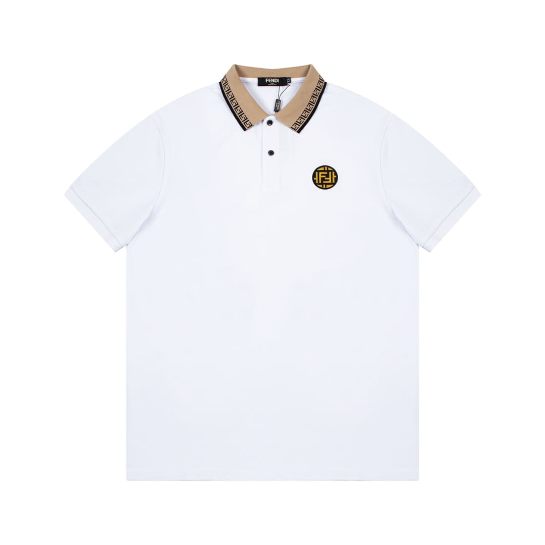 ÁO FENDI POLO SHIRT WHITE MÀU TRẮNG