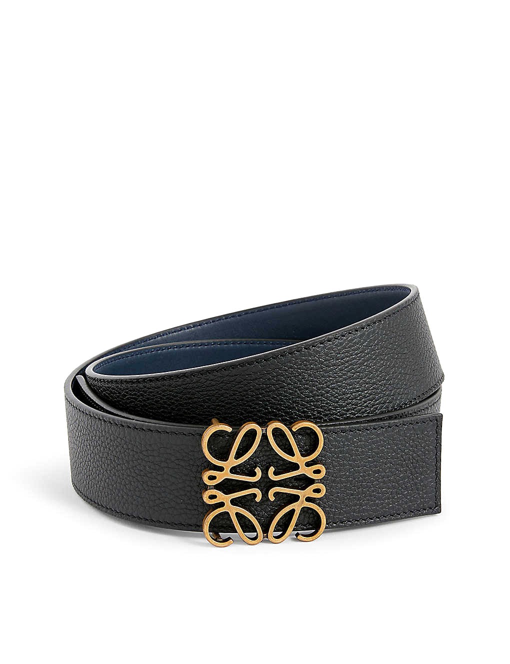 DÂY LƯNG LOEWE Anagram reversible leather belt