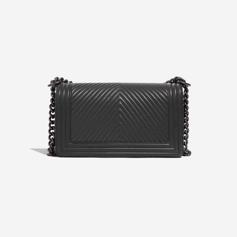 TÚI Chanel Boy Medium Lamb Dark Grey