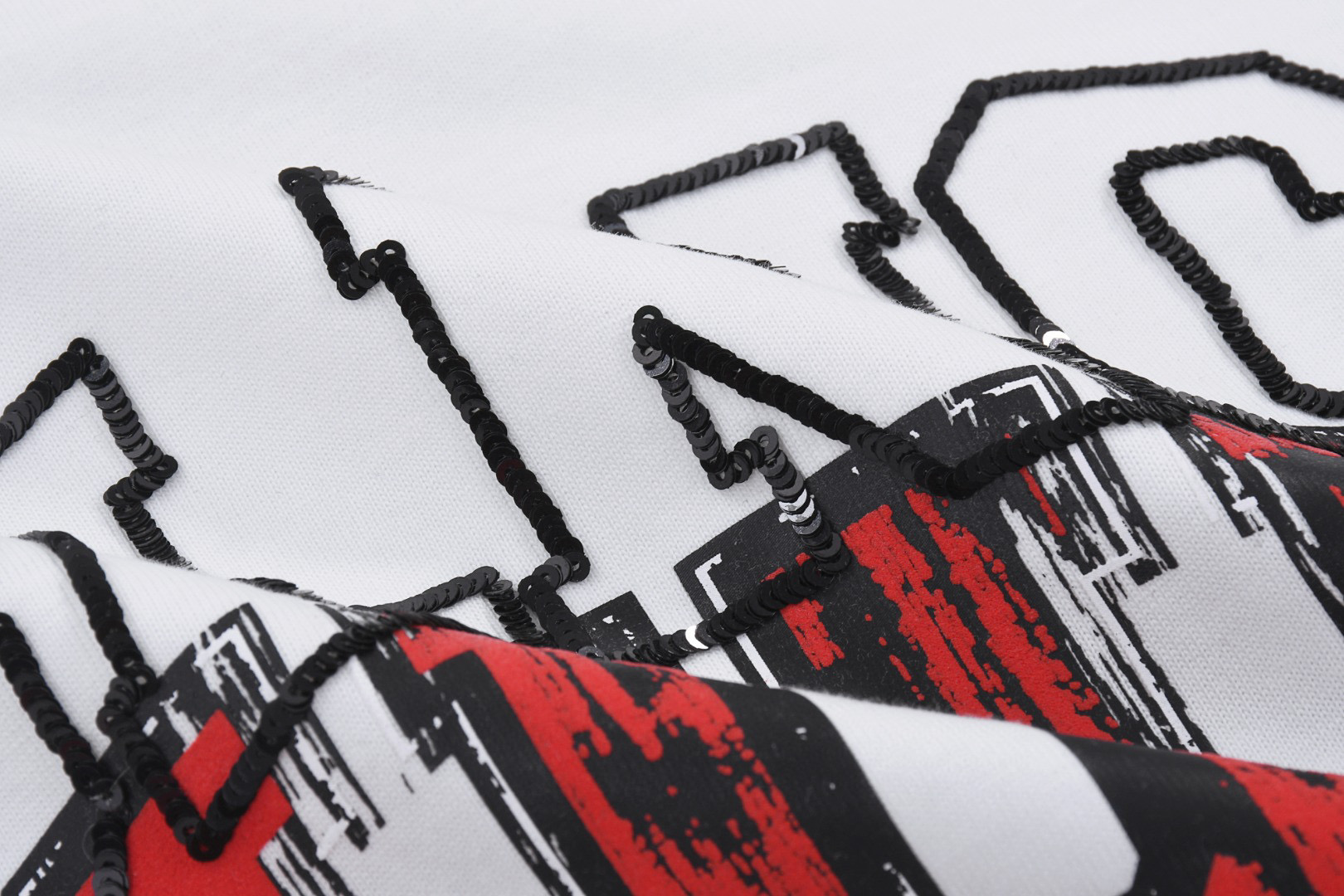 ÁO BALENCIAGA MU FC print cotton jersey T-shirt