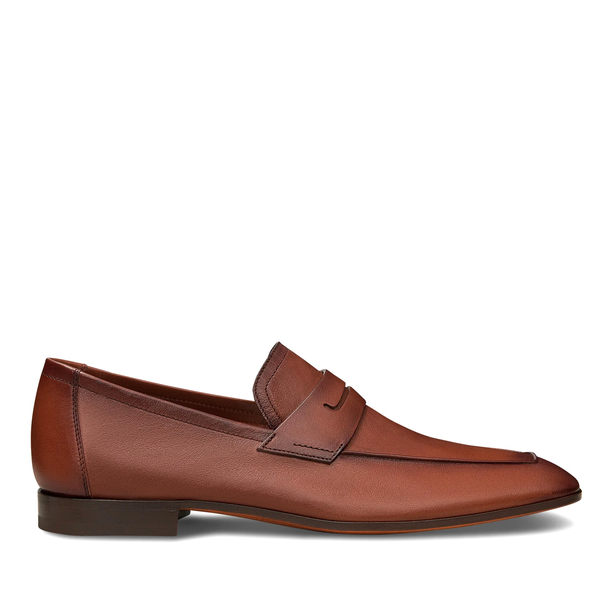 GIÀY BERLUTI Lorenzo Kangaroo Leather Loafer Tobbaco