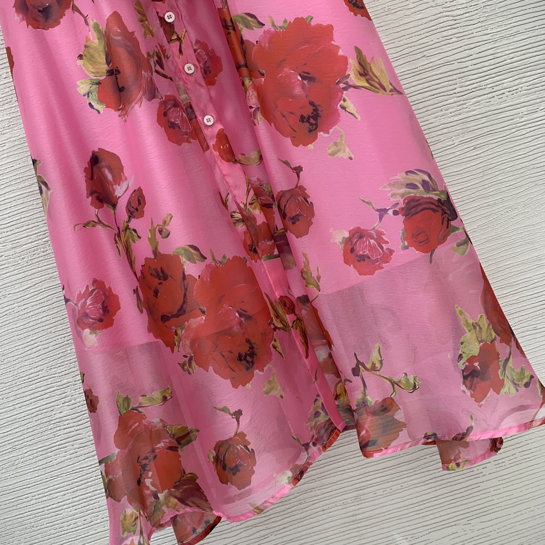 VÁY DOLCE & GABBANA Flower Party Long Dress High Classy
