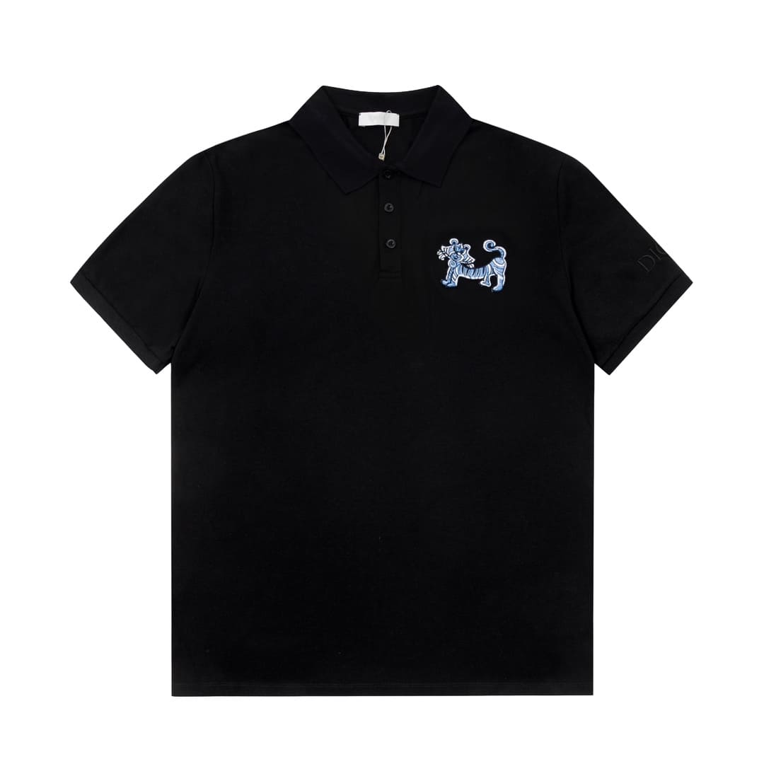 ÁO DIOR POLO SHIRT BLACK
