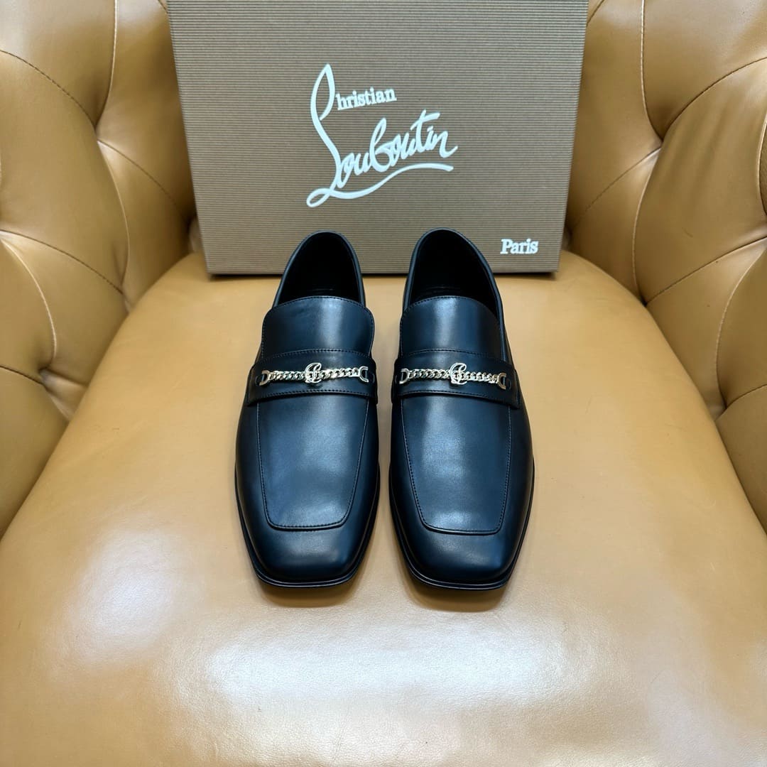 GIÀY CHRISTIAN LOUBOUTIN LOAFER HIGH TOP QUALITY SHOES AAA