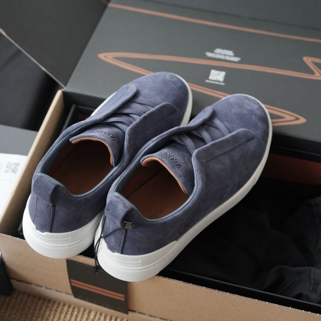 GIÀY ERMENEGILDO ZEGNA TRIPLE STITCH TOP QUALITY SHOES AAA