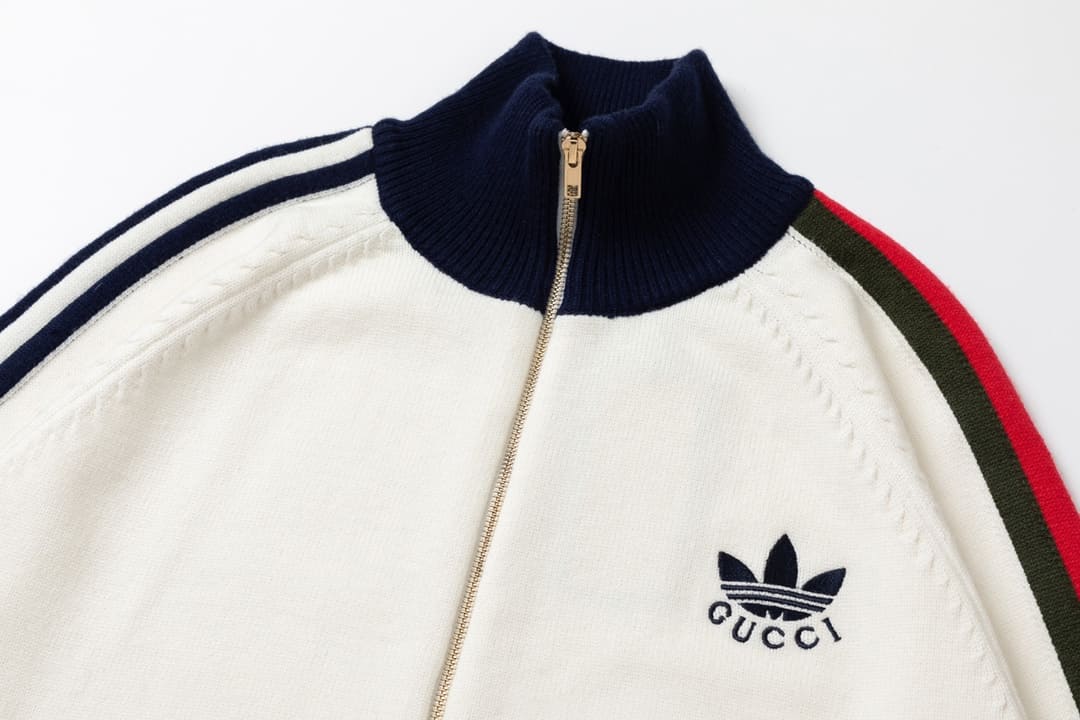 ÁO GUCCI Zip White Cashmere Sweater