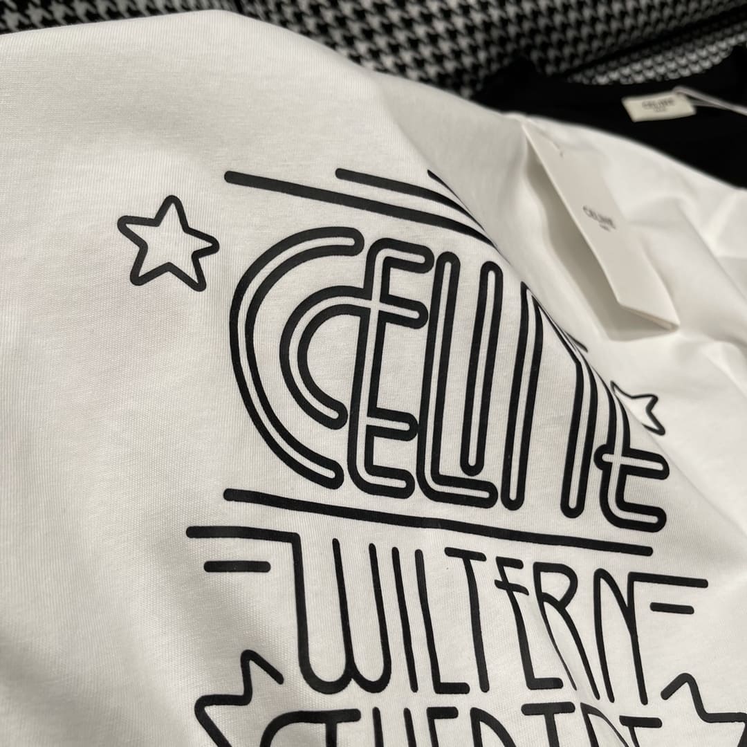 ÁO CELINE LOGO T SHIRT