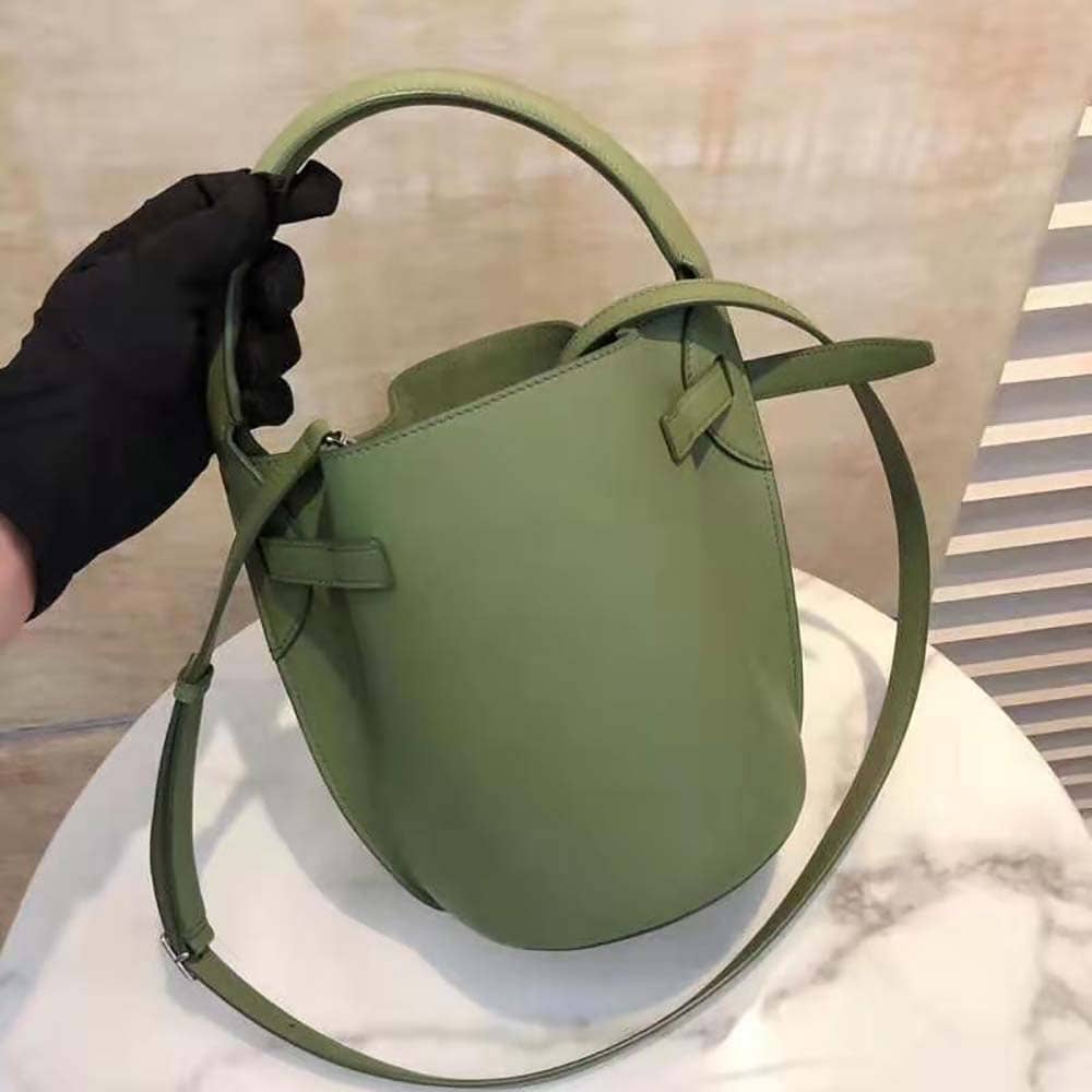 TÚI Celine Women Big Bag Nano Bucket in Smooth Calfskin-Lime