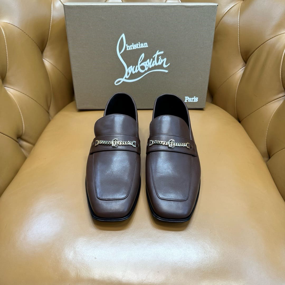GIÀY CHRISTIAN LOUBOUTIN LOAFER HIGH TOP QUALITY SHOES AAA