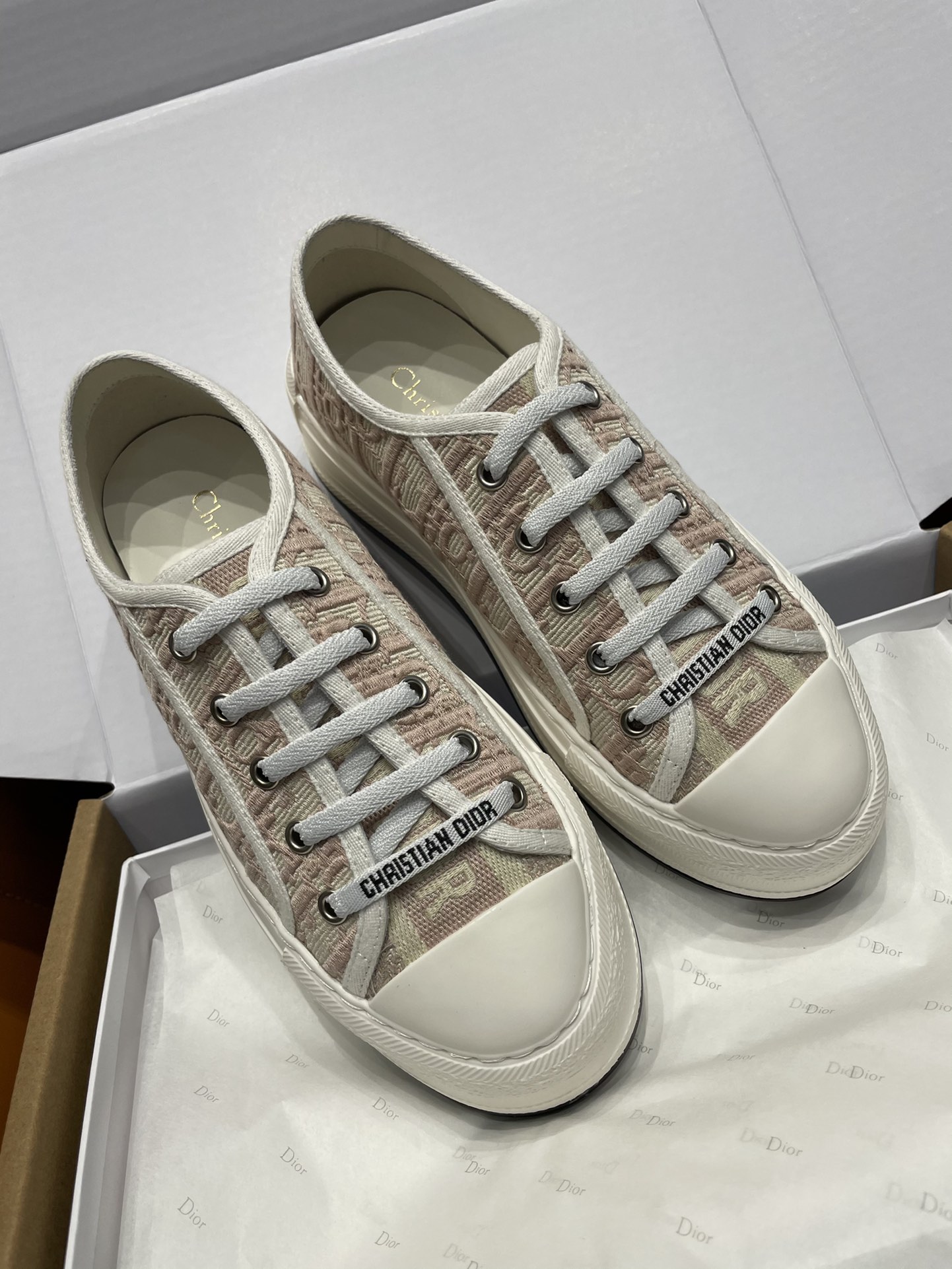 GIÀY Christian Dior Walk'N 23 Oblique Pink