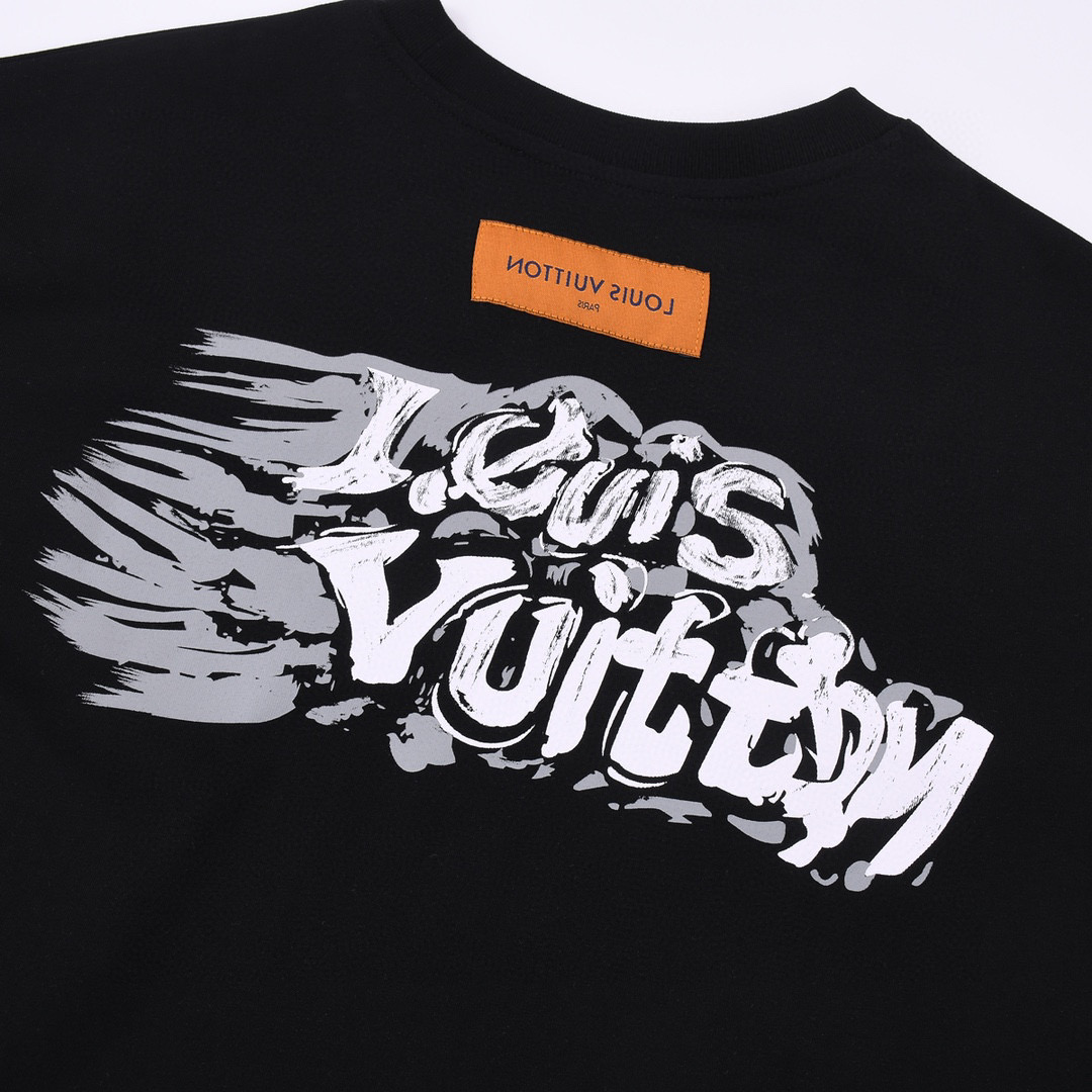 ÁO LOUIS VUITTON print cotton jersey T-shirt