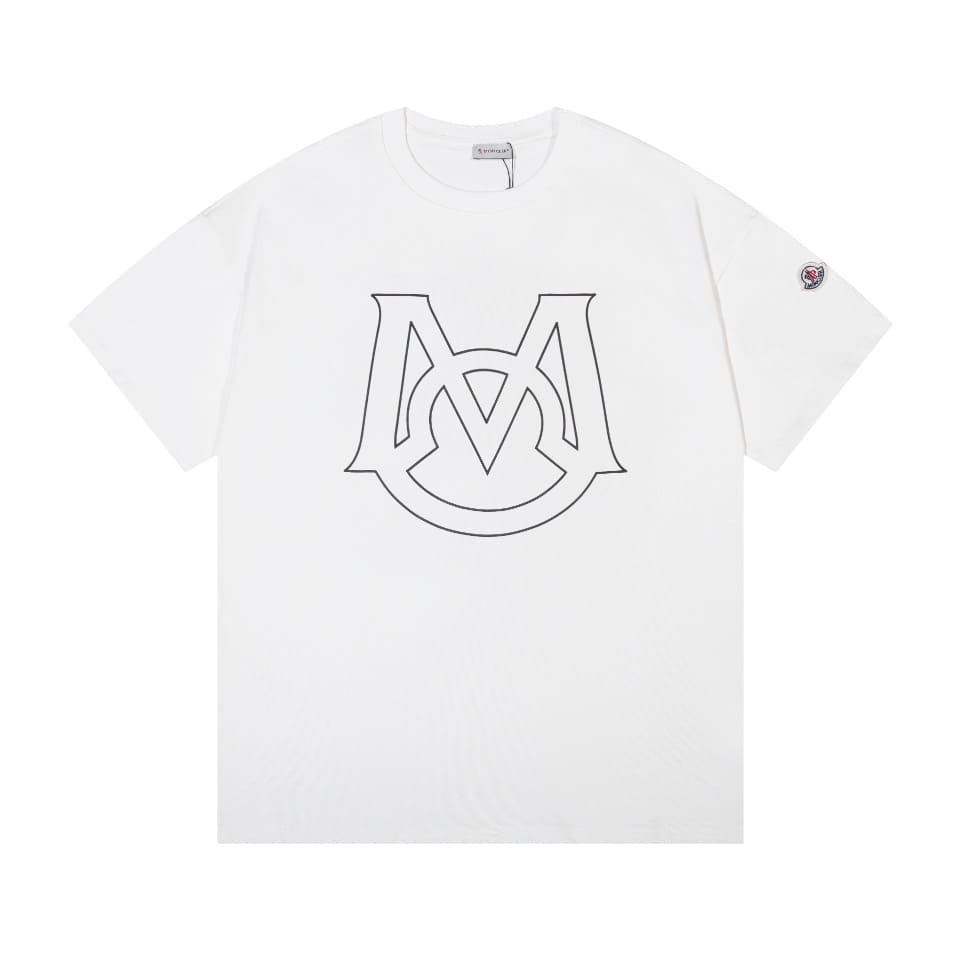 ÁO MONCLER T SHIRT WHITE MÀU TRẮNG