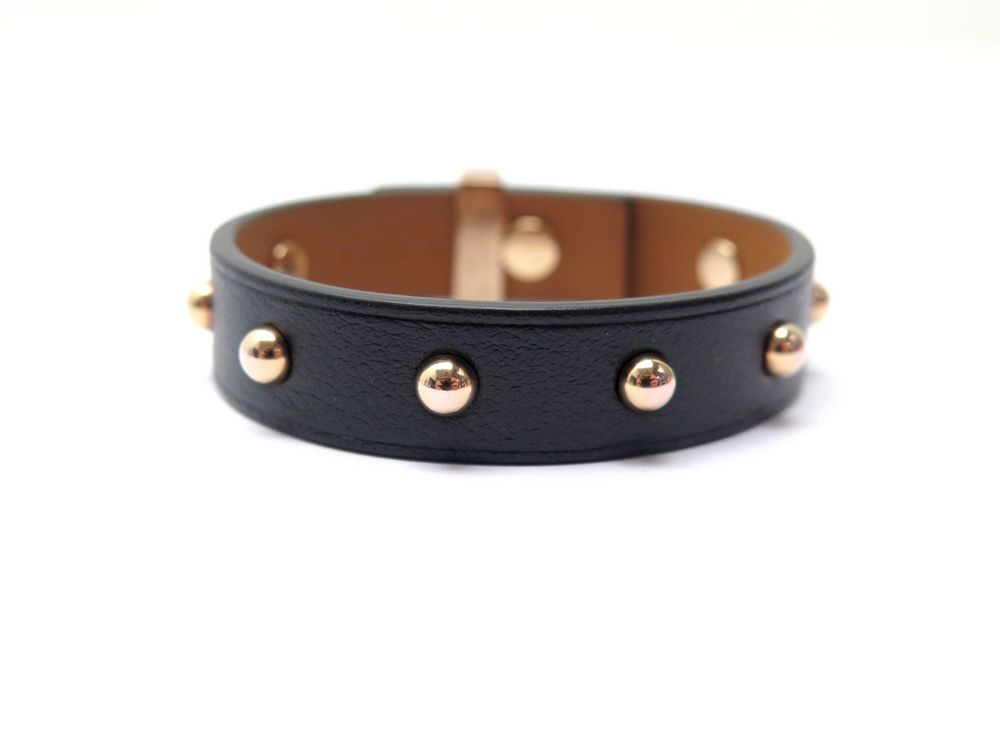 HERMES BRACELETS mini dog clous ronds