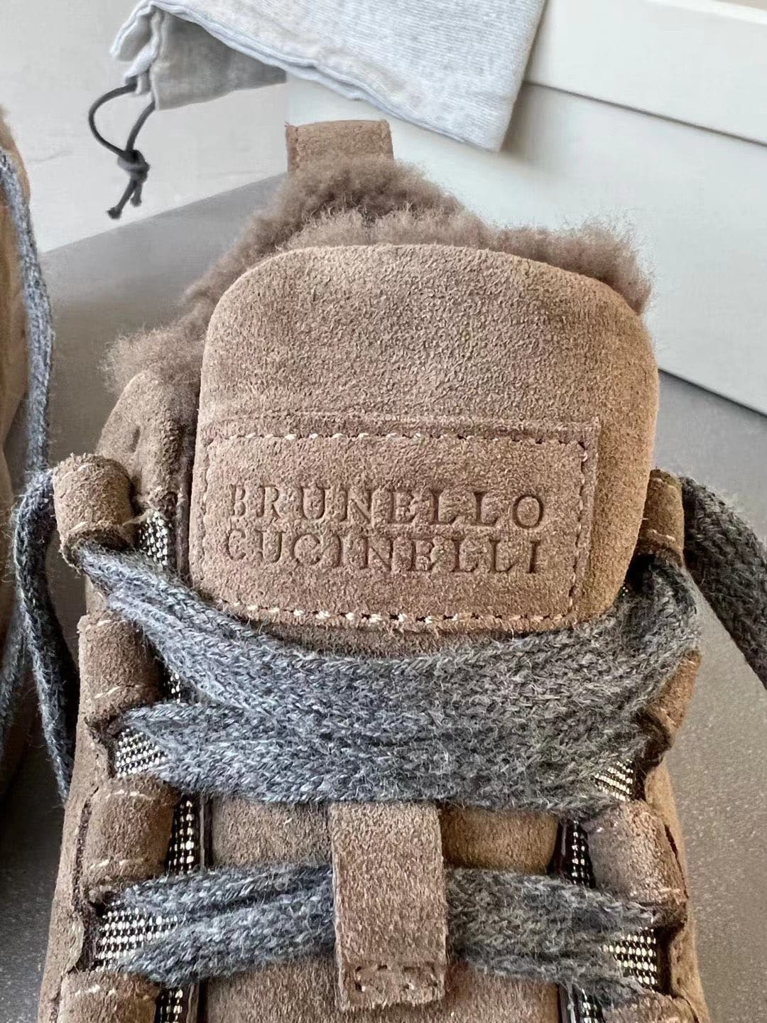 GIÀY BRUNELLO CUCINELLI SNEAKERS LOW TOP SHOES AAA DA LỘN LÓT LÔNG