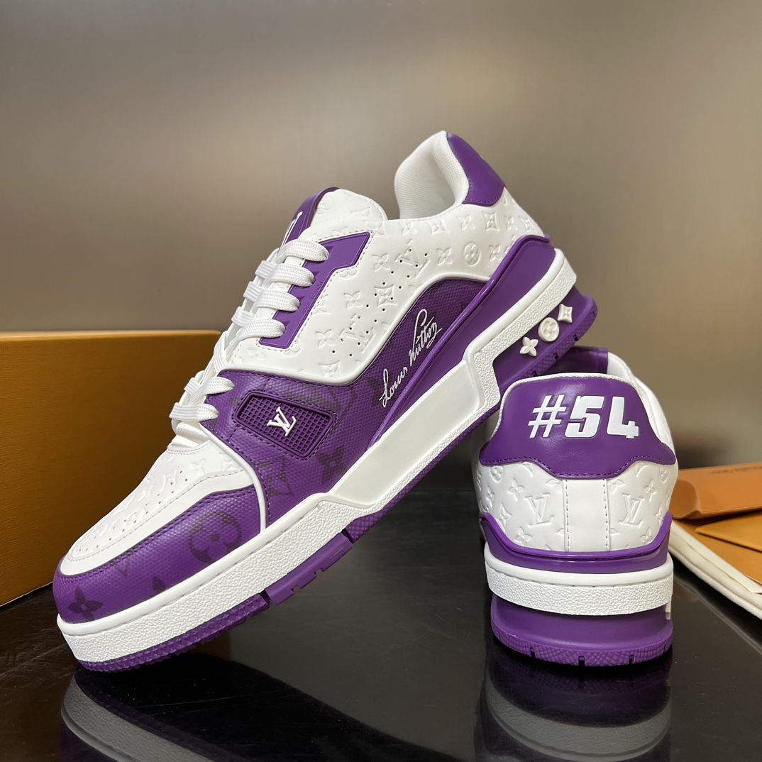 GIÀY LOUIS VUITTON TRAINER MONOGRAM SNEAKERS SHOES AAA