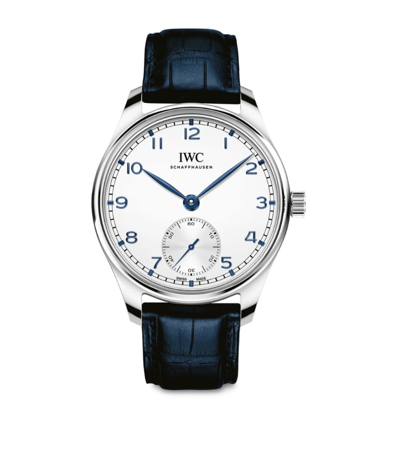Đồng hồ IWC Stainless Steel Portugieser Automatic mặt số màu trắng