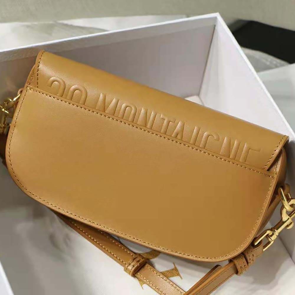 TÚI Dior Women Bobby East-West Bag Box Calfskin-Brown Top Quality