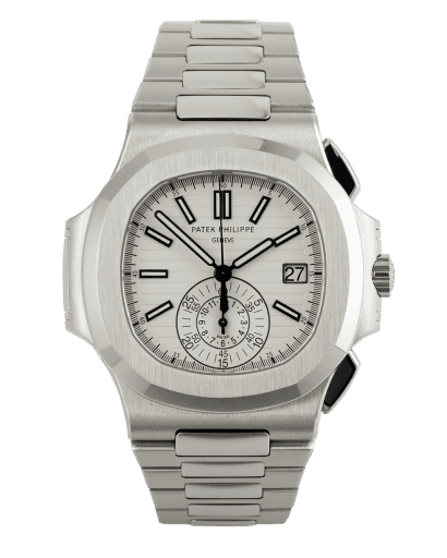 Đồng hồ Patek Philippe Nautilus Chronograph 5980 mặt số màu trắng