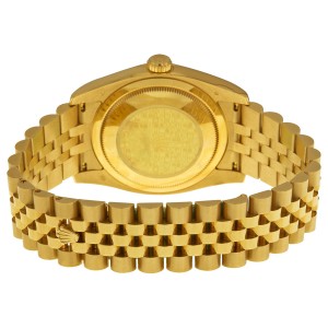 ĐỒNG HỒ ROLEX Datejust Automatic Gold Dial 18kt Yellow Gold Watch