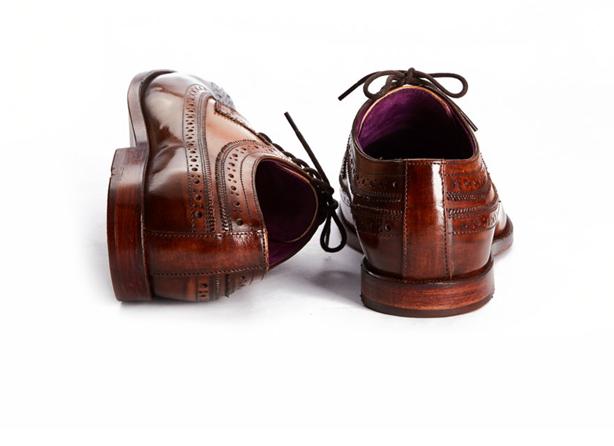 HENDERSON SHOES PERSONALIZATION THE CLASSIC DERBY PAINTING HANDCRAFTED SHOES