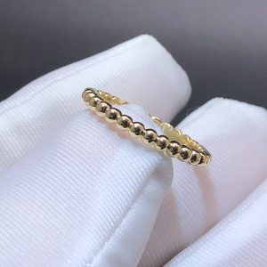Nhẫn Van Cleef & Arpels Perlee vàng hồng 18K