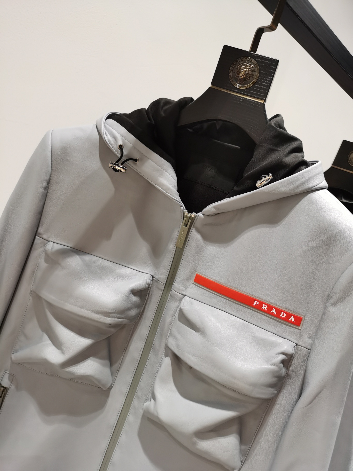 ÁO PRADA LEATHER JACKET