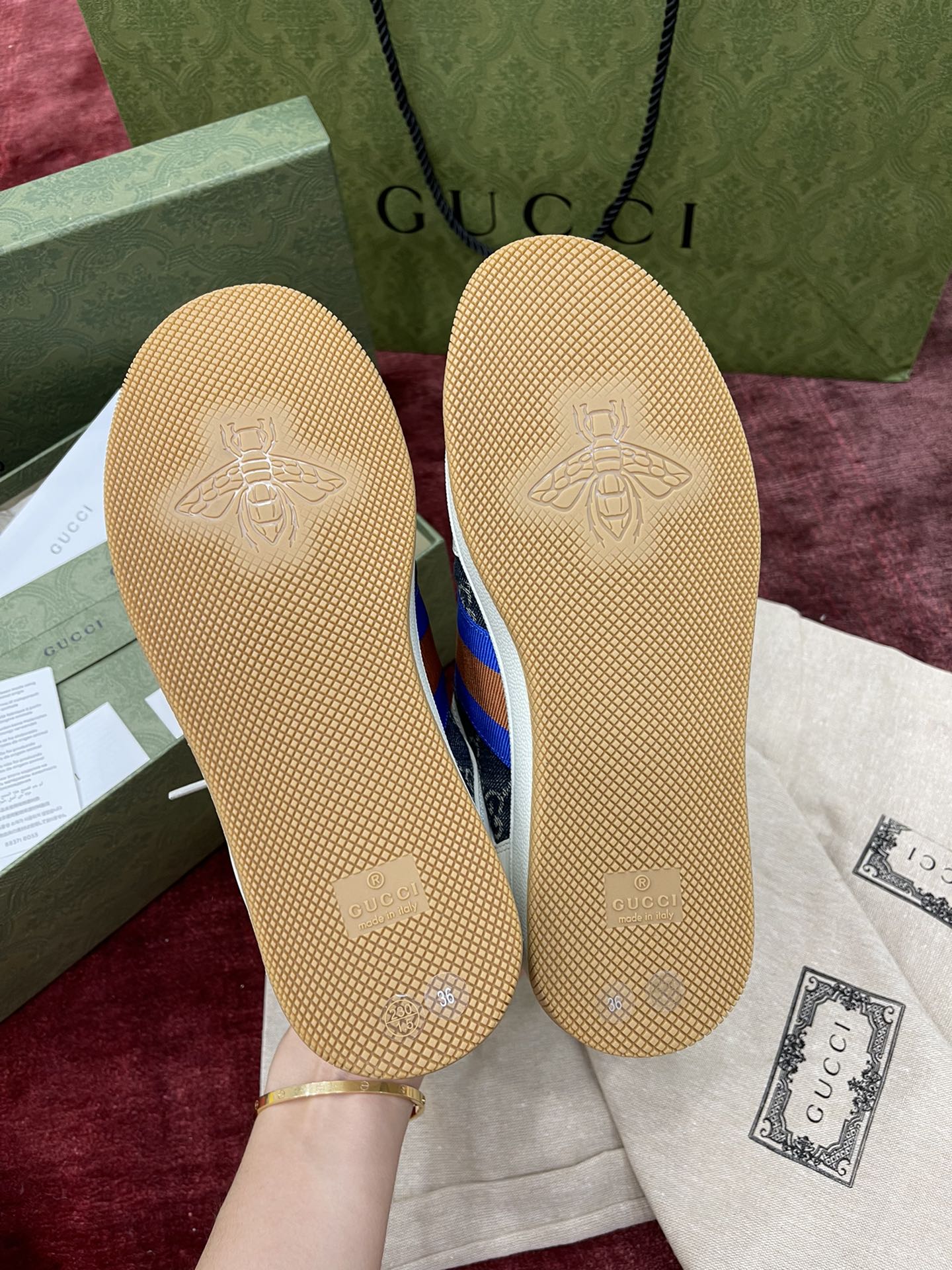 GIÀY GUCCI SCREENER SNEAKER SHOES AAA