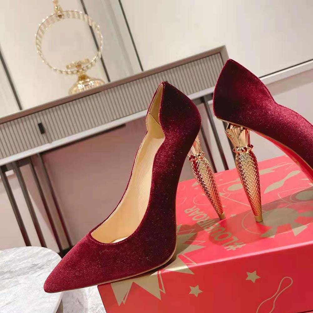 GIÀY Christian Louboutin Women Lipchick Pump 100 mm Heel Height-Red